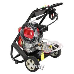 High Power Petrol Pressure Washer 2500psi 7HP Jet Cleaner Washing Garden Wheeled