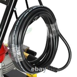 High Power Petrol Pressure Washer 2500psi 7HP Jet Cleaner Washing Garden Wheeled