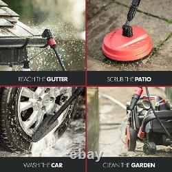 High Power Pressure Washer, 140 Bar/2030 PSI, 4 Wheel Motion, Ewbank AQUAROVER