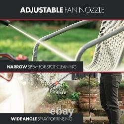 High Power Pressure Washer, 140 Bar/2030 PSI, 4 Wheel Motion, Ewbank AQUAROVER