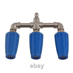 High Pressure Power Washer Rotating Triple Turbo Nozzle Spray Tip 4000PSI