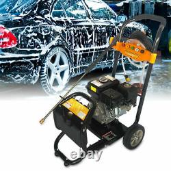 High Pressure Washer 2200 PSI 7.5HP Gas/Petrol Power Garden Car Washer 5 Nozzles
