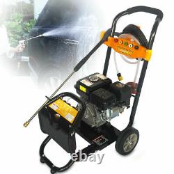 High Pressure Washer 2200 PSI 7.5HP Gas/Petrol Power Garden Car Washer 5 Nozzles