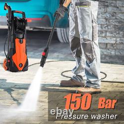 High Pressure Washer 3000PSI Jet Wash Patio Garden Cleaner 150BAR IPX5waterproof
