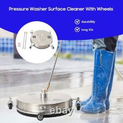 High Pressure Washer Flat Surface Cleaner 4000 PSI Power Washer for Driveway