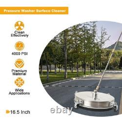 High Pressure Washer Flat Surface Cleaner 4000 PSI Power Washer for Driveway