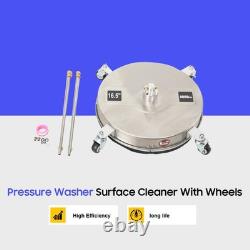 High Pressure Washer Flat Surface Cleaner 4000 PSI Power Washer for Driveway