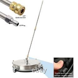 High Pressure Washer Flat Surface Cleaner 4000 PSI Power Washer for Driveway
