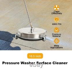 High Pressure Washer Flat Surface Cleaner 4000 PSI Power Washer for Driveway