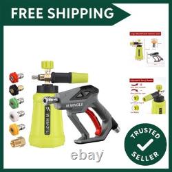 High Pressure Washer Gun Snow Foam Lance, 4000 PSI Cannon Foam Blaster Power