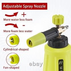 High Pressure Washer Gun Snow Foam Lance, 4000 PSI Cannon Foam Blaster Power