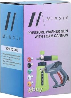 High Pressure Washer Gun Snow Foam Lance, 4000 PSI Cannon Foam Blaster Power