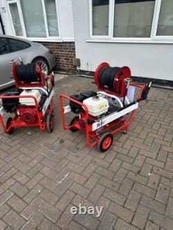 Honda GX390 Pressure Power Washer Jet Wash 3000 PSI 200 Bar 21 LPM 40m Hose Kit