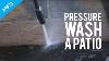 How To Clean A Patio With A Pressure Washer
