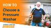 How To Pick The Perfect Pressure Washer