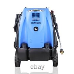 Hyundai 2610psi 180bar Hot Pressure Washer, 110°C 2.8kW Commercial Triplex Power