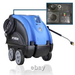 Hyundai 2610psi 180bar Hot Pressure Washer, 110°C 2.8kW Commercial Triplex Power