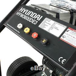 Hyundai Diesel Pressure Washer 3600psi 250bar HIGH POWER 460cc COMMERCIAL GRADE