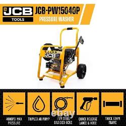 JCB Petrol Pressure Power Washer 4000psi 276BAR 15hp Jet Wash Patio Cleaner