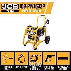 JCB Petrol Pressure Washer, 3100psi / 213bar, powerful 7.5hp