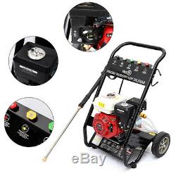 Jet Mobile Petrol High Pressure Washer Engine Cleaner 8 HP 3950psi Power Wheeled