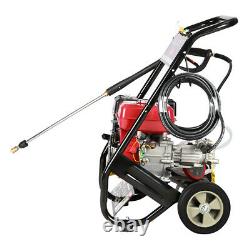 Jet Petrol High Pressure Washer Engine Cleaner 8 HP 3950PSI Power Wheel Portable
