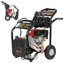 Jet Washer 3950 PSI 6.5HP Petrol Power Pressure Washer 200 BAR 9L/min with Wheel