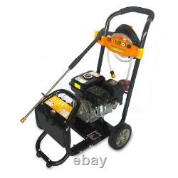 Jobsite Petrol Pressure Washer Compact 2200 PSI 7.5HP High Power Jet Garden Car