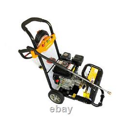 Jobsite Petrol Pressure Washer Compact 2200 PSI 7.5HP High Power Jet Garden Car