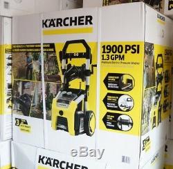 Karcher K1900R Electric Power Pressure Washer 1900 PSI 1.3 GPM Turbo Nozzle incl