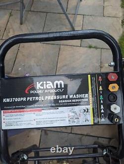 Kiam KM3700PR 14HP Petrol Pressure Washer, Turbo Nozzle + Surface Cleaner