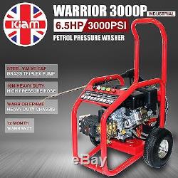 Kiam Warrior 3000P Industrial Petrol Pressure Power Jet Washer Cleaner 3000PSI