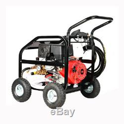 Large Powerful 4800 PSI Mobile Petrol High Power Pressure Jet Washer 15HP Engine