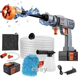 Lightweight Battery-Powered 700 PSI Pressure Washer Ideal for Outdoor Cleaning