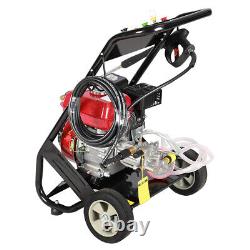 Mobile Petrol Pressure Washer Power 3950PSI Driven 7HP High Power Jet with 8m Hose