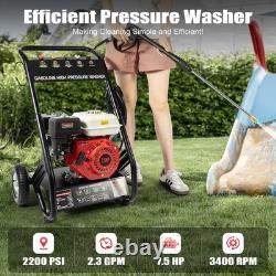 NL150 Petrol Pressure Washer 2200PSI 2.3GPM 4-stroke 7.5HP 8M High-pressure Hose