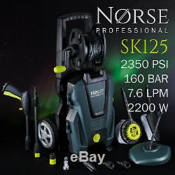 NORSE Professional High Power Electric Pressure / Jet washer 2350psi SK125