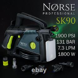 NORSE Professional Portable Electric High Power Pressure washer 1900psi SK90