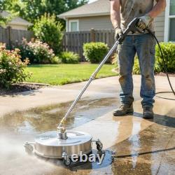 Outsunny Pressure Washer Surface Cleaner 3600 PSI Power Washer Rotary Surface