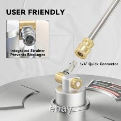 Outsunny Pressure Washer Surface Cleaner 3600 PSI Power Washer Rotary Surface