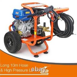 P1 Petrol Pressure Washer Powerful Jet Washer 4200 PSI & 24 Surface Cleaner