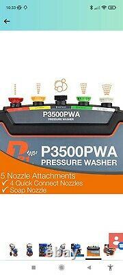 P1 Powerful Petrol Pressure Washer, 2990 PSI