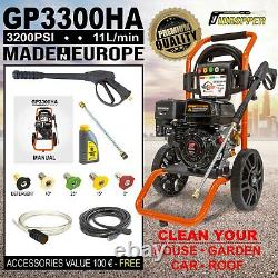 PRESSURE WASH Jet Washer PETROL CLEAENER 3200PSI Car Patio Garden Power water