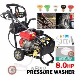 PRO 3950PSI 8.0HP Petrol Pressure Washer Awesome Power T-Max 28 Meter Hose