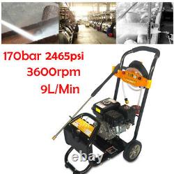 PRO 7.5HP 3600RPM Petrol High Power Pressure Jet Washer 2465PSI Commercial DHL