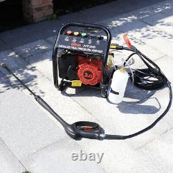 Petrol High Pressure Washer 1590PSI / 110BAR Power Jet Wash Car Cleaner 8M Hose