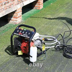 Petrol High Pressure Washer 1590PSI / 110BAR Power Jet Wash Car Cleaner 8M Hose