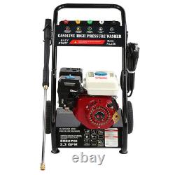 Petrol High Pressure Washer 2200PSI 180bar 6.5PH Power Jet Wash Car Cleaner