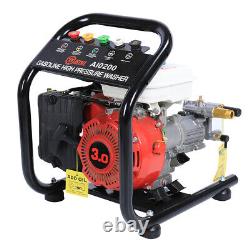 Petrol High Pressure Washer Engine 110BAR 1595PSI Power Jet Cleaner Garden Patio