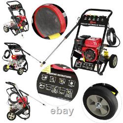 Petrol High Pressure Washer Gasoline Engine Jet Cleaner 7HP 3950PSI Power 9L/min